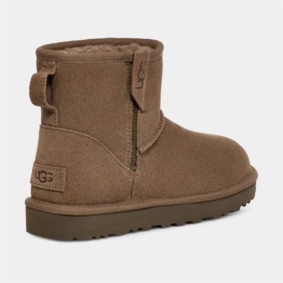 UGG Classic Mini Bailey Zip Støvler, Hickory